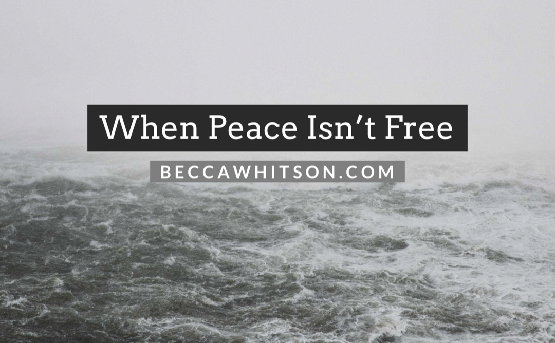 When Peace Isn’t Free